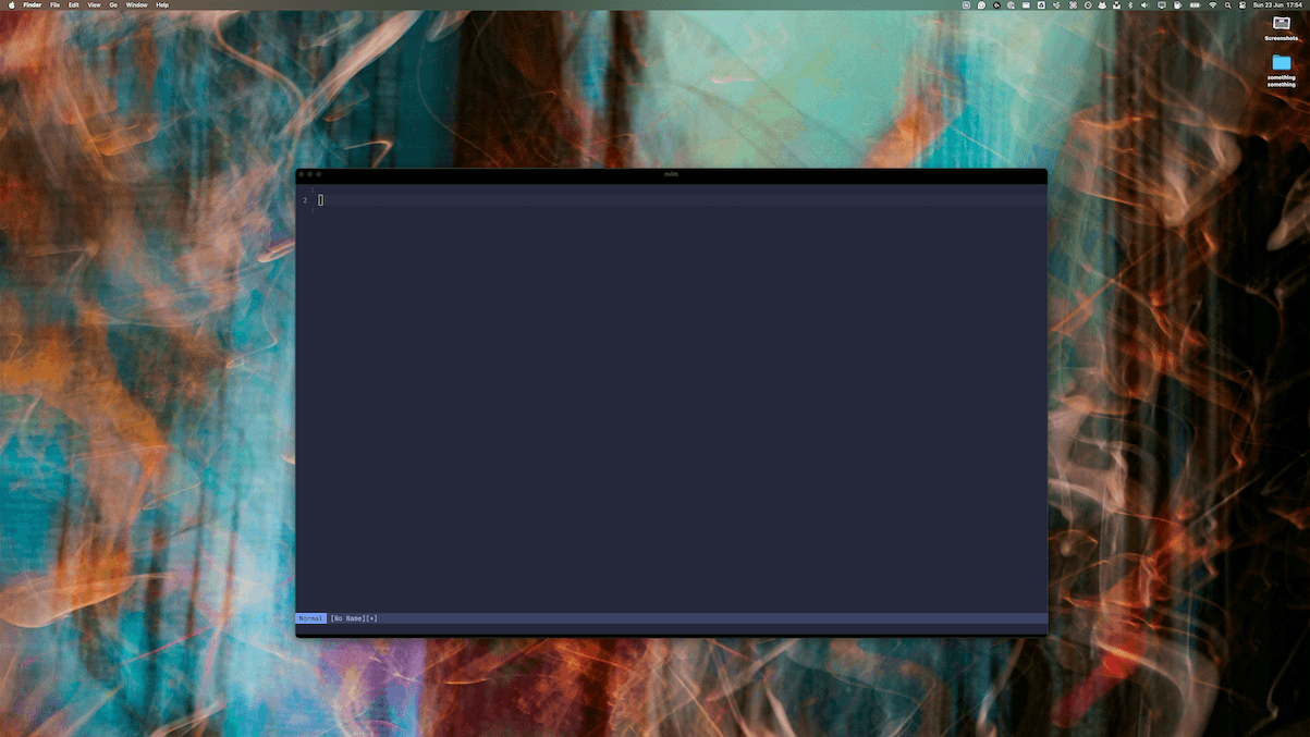 Felipe's desktop